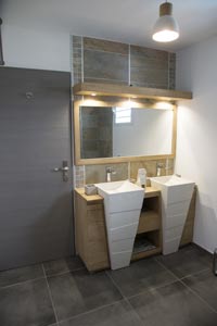 Location de maison de vacances. Ile de la Réunion. Salle de bain