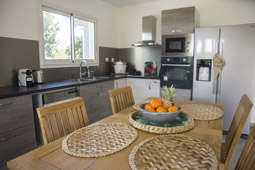 Location de maison de vacances. Ile de la Réunion. Cuisine