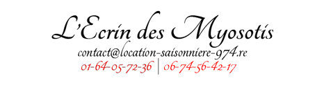 Logo de la location saisonniere l'Ecrin des Myosotis
