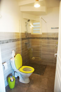Location de maison de vacances. Ile de la Réunion. Salle de bain